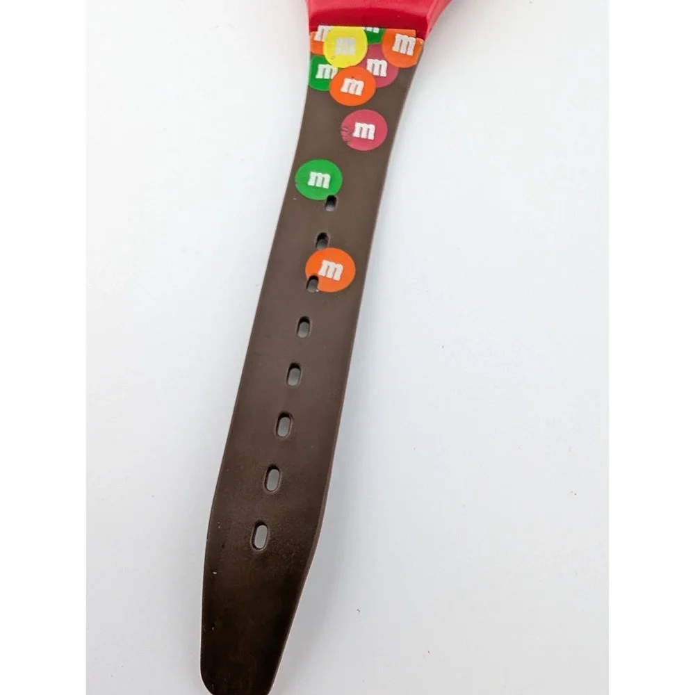 M&M's Watch Vintage 1994 Collectible Brown and Red Band- New Battery